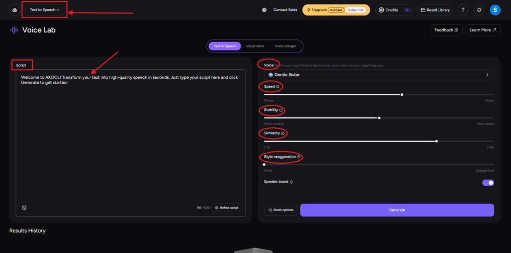 Akool ai voice generator
