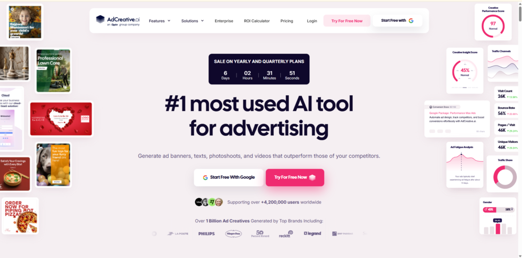 Adcreative.ai Dashboard