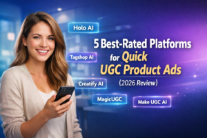Read more about the article 5 Best-Rated Platforms for Quick UGC Product Ads  (2026 Review)