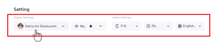 Joggai avatar setting Screenshot 2026-03-28 193005