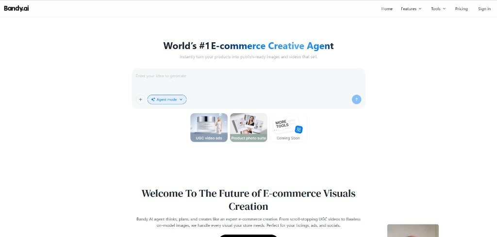 Bandy ai homepage