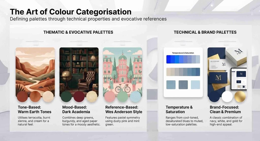 Different colour palette