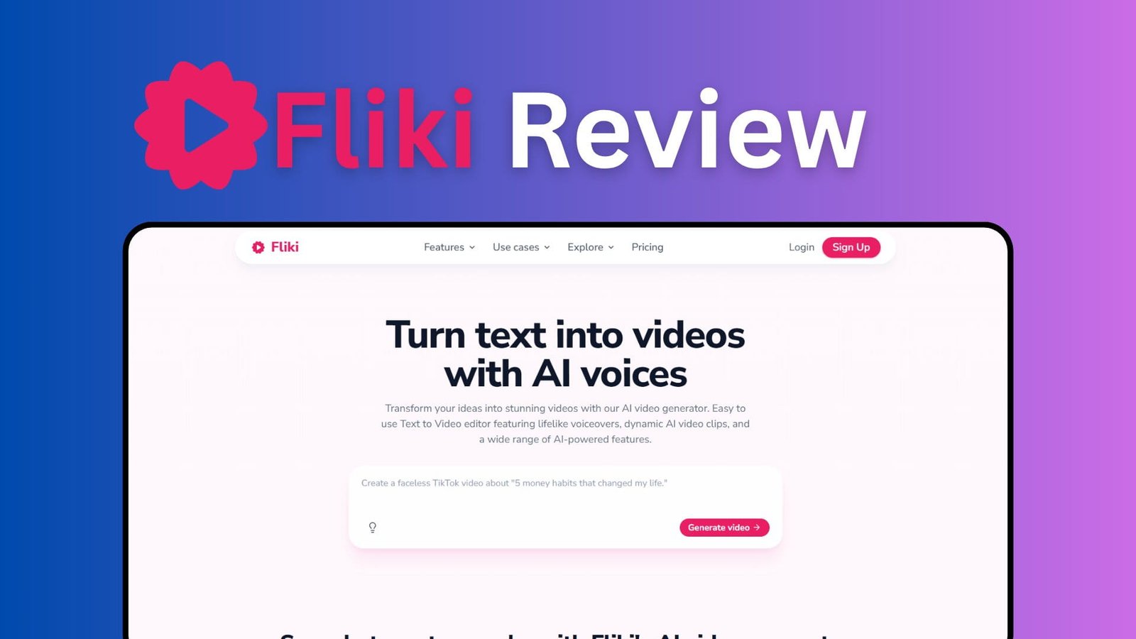 You are currently viewing Fliki AI Review 2026: Is This Text-to-AI Video Tool Worth It for Professional Videos?