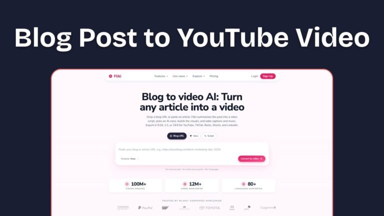 How to Turn a Blog Post into a YouTube Video