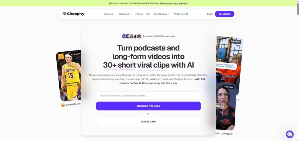 Choppity, the best clipping software homepage