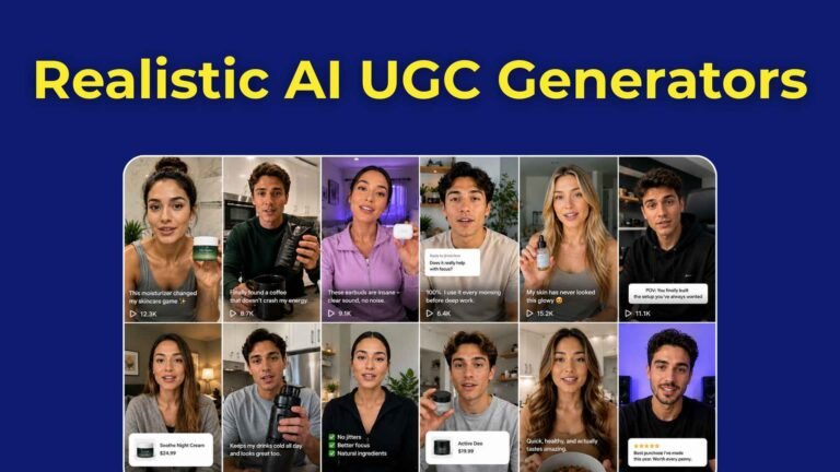 Top AI Tools for Generating UGC Video Content
