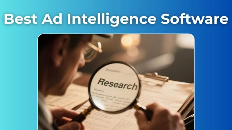 Ad Intelligence Software
